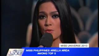 Miss Universe 2013 Question amp Answer  Ariella Arida Miss Phil [upl. by Priestley]