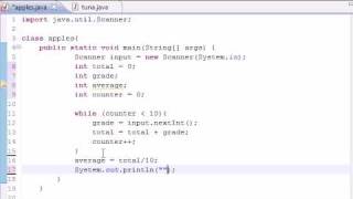 Java Programming Tutorial  21  Simple Averaging Program [upl. by Annmaria494]