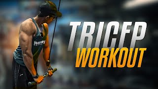 TRICEP WORKOUT  Best tricep workout  Obaid Khan [upl. by Norword]