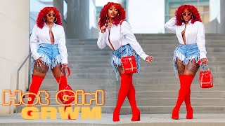 GRWM Hot Girl Edition ft Shambrey Hair ❤️  Hair Makeup Outfit amp Accessories  Laurasia Andrea [upl. by Ycal]