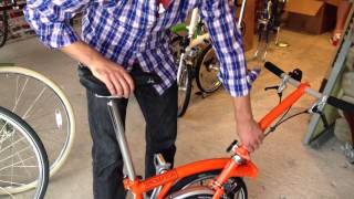 How To  Unfolding a Brompton Bike [upl. by Fletch]