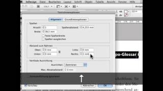 InDesign Kopf amp Fußleiste anlegen [upl. by Yttocs826]