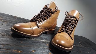 Shell Cordovan Boots  Thursday Boot Co [upl. by Llimaj]