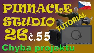 Chyba projektu zatočená šipka Pinnacle Studio 26 [upl. by Acnayb]