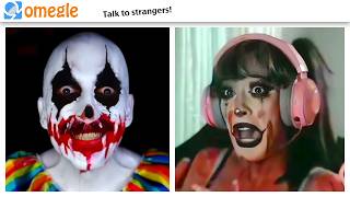 Omegle But IM A CREEPY CLOWN [upl. by Stanfield]