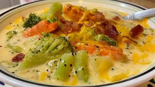 Amazing Broccoli amp Potato Cheese Soup  How To Make [upl. by Nica612]