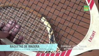 Raquetas de Madera para Tenis y Squash [upl. by Terpstra]