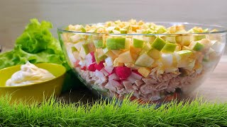 SPRING OLIVIER  this salad is delicious refreshing and hearty [upl. by Notsirb338]