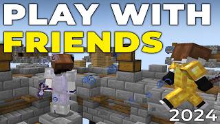 How To Play Minecraft with Friends Java Edition 2024 [upl. by Ezequiel]