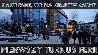 🔴Zakopane w ferie❄️ Warszawiacy na Krupówkach Jak tłumy 20240117 ASMR [upl. by Llesirg]