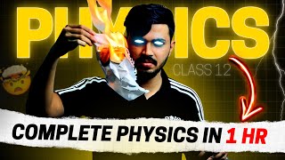 Class 12 Physics Full Syllabus Oneshot in 1 hour 😱🔥 Boards 202324 Score 7070 in Physics cbse [upl. by Ynoffit]