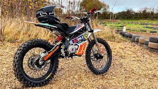 Velimotor  vmx12 Electric Motocross Bike Test Ride [upl. by Gorrian339]