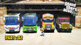 GTA 5 Restored Bus amp Lorry Part02 [upl. by Hayott799]