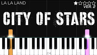 La La Land  City Of Stars  EASY Piano Tutorial [upl. by Sailesh149]