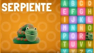 Los animales enseñan el alfabeto Plastilina ALFABETO Talking ABC Alphabet Plasticine ALPHABET [upl. by Htebsil459]