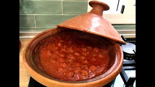 RECETA DE TAJINE DE KEFTA CON TOMATE [upl. by Ellehcan182]