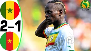 Senegal vs Cameroon 21  All Goals and Highlights  2024 🔥 MANE [upl. by Elnora]