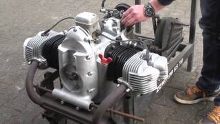 19 Zündapp KS Motor Beschreibung Probelauf test run Engine [upl. by Verneuil]