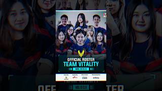 Roster Team Vitality MDL ID S10 MDLIDS10 mplindonesia mplid mdlindonesia [upl. by Eardnoed]