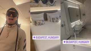 Lil Pump Shows Off Hotel In Hungary [upl. by Suryc598]