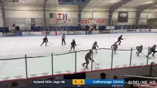 CoRampage 12UAA vs Hyland Hills Jags 20241019 [upl. by Ecinerev]