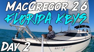 Ocean View Inn Review  MacGregor 26 Sailing Florida Keys  Day Two [upl. by Arahahs]