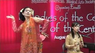 Myaman giri Myanmar Dance by Hnin Haymar sang by Yadana Oo with pianist Sandaya Aung Win [upl. by Sagerman3]