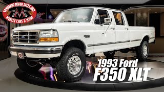 1993 Ford F350 XLT 4X4 For Sale Vanguard Motor Sales 8526 [upl. by Laleb]