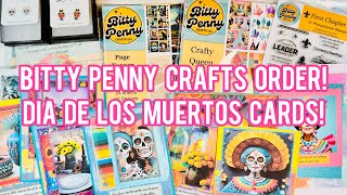 BittyPenny Crafts Online Order Project Share Dia De Los MuertosDay Of The Dead Cards [upl. by Devina]