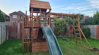 Dunster House Balcony Fort Max 24m high monkey bars and tower unit [upl. by Keele]