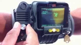 Pip Boy 3000 Working Interactive Demo [upl. by Anawait]