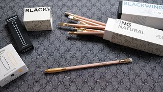 Blackwing Pencil Accessories Review  pencil extender  pencil point guard [upl. by Tanberg]