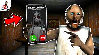 Slendrina call Granny ► funny horror granny game animation [upl. by Nylrad]