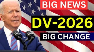 Diversity Visa Lottery 2026  DV 2026 Update  DV2026 Requirements  DV 2026 Start Date [upl. by Ardnossak]