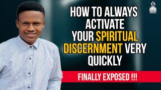 How to always activate your Spiritual DISCERNMENT very quickly  Joshua Generation [upl. by Llerruj]