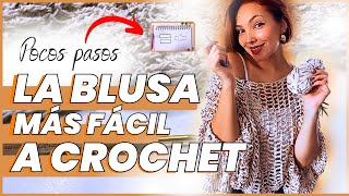 Poncho a crochet muy fácil para mujer ¡Paso a paso [upl. by Pricilla81]