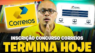 🔥URGENTE INSCRIÇÕES CONCURSO CORREIOS 2024 SE ENCERRAM HOJE [upl. by Norrahc]