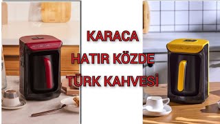 KARACA Hatır Közde Türk Kahve Makinesi  TEST EDİYORUZ [upl. by Attlee781]