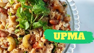 Quick and Easy Breakfast Upma Recipe By cooking with foodie Deepika [upl. by Esilrac225]