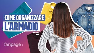 Come sistemare e organizzare larmadio con i consigli della personal organizer [upl. by Orgel]