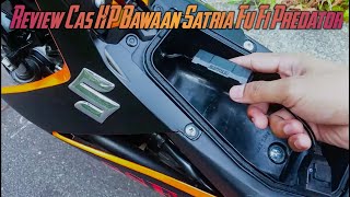 41 Review Cas Hp Bawaan Motor Satria Fu Fi Black Predator  Merknya Daytona  Rider Fi  Belang R [upl. by Ybot]