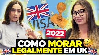 DESCUBRA COMO VIVER LEGALMENTE NA INGLATERRA EM 2022 Dra Francine Mendonça [upl. by Ennasil]