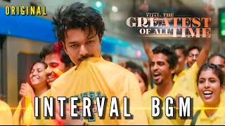 Goat  interval bgm  ringtone  ilayathalapathy  vijay  yuvan  venkat Prabhu thegoat bgm [upl. by Enairb]