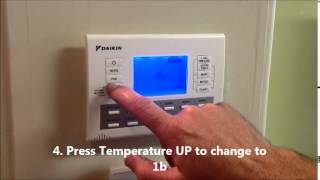 How to Change Daikin Controller from Continuous to Auto Fan Automatically [upl. by Yettie]