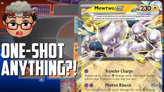 Mewtwo ex can ONEHIT KO ANYTHING  Pokemon TCG Deck List  Matches [upl. by Leyla301]