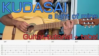 【FREE TAB】kudasai  a light of mine guitar Tutorial  Tabs [upl. by Emmer]