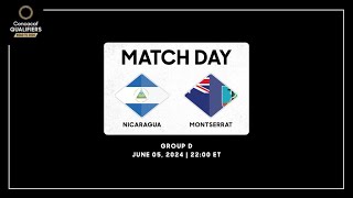 Nicaragua vs Montserrat  Concacaf Qualifiers  Road to 2026 [upl. by Waddington258]