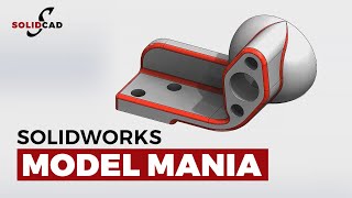 SolidWorks Model Mania 2003 Exercise  SolidWorks Tutorial  SolidCad [upl. by Chris]