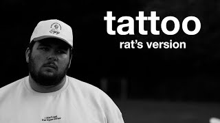 tattoo  rats version official lyrics and visualizer [upl. by Onimod]