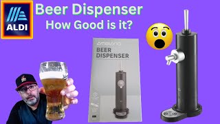 ALDI  AMBIANO BEER DISPENSER  REVIEW [upl. by Boynton]